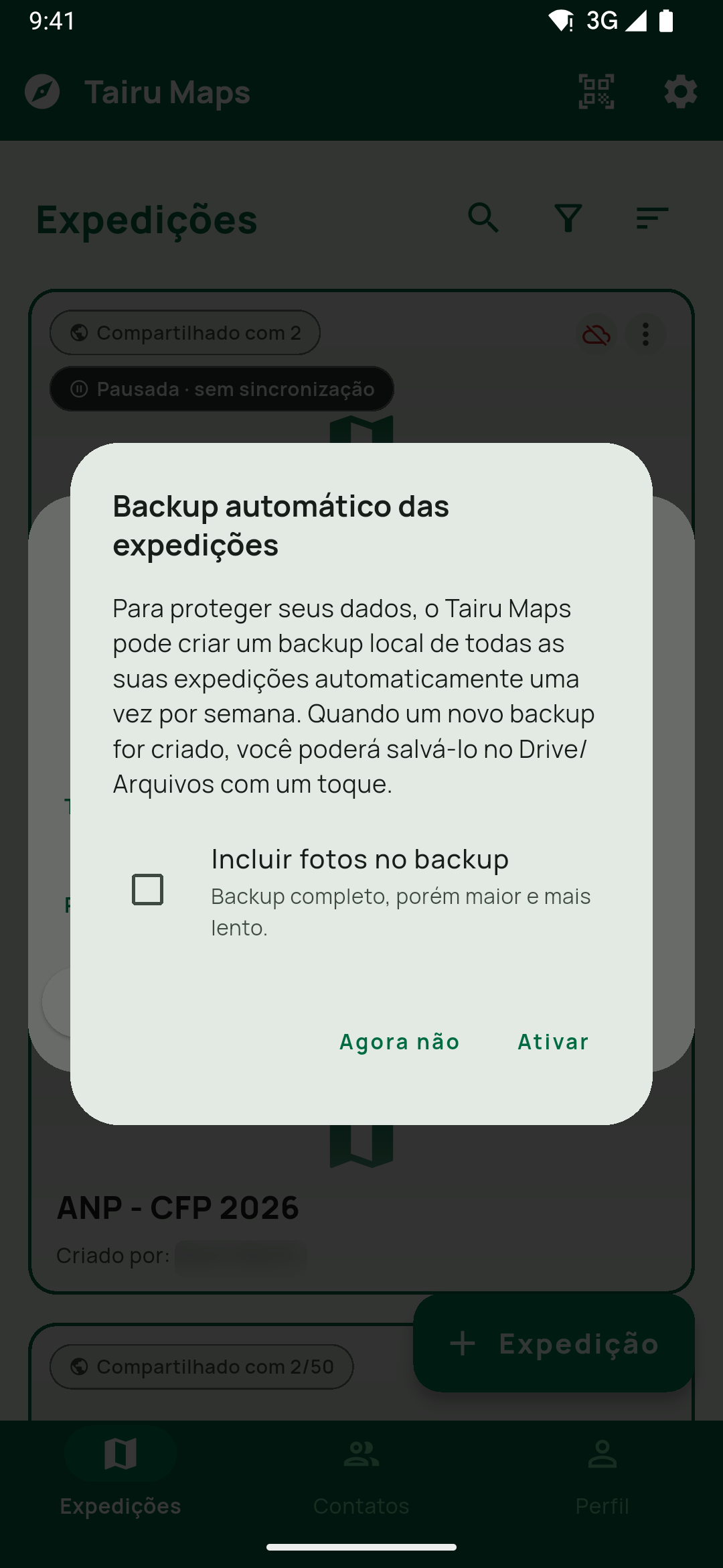 Backup automatico oferta