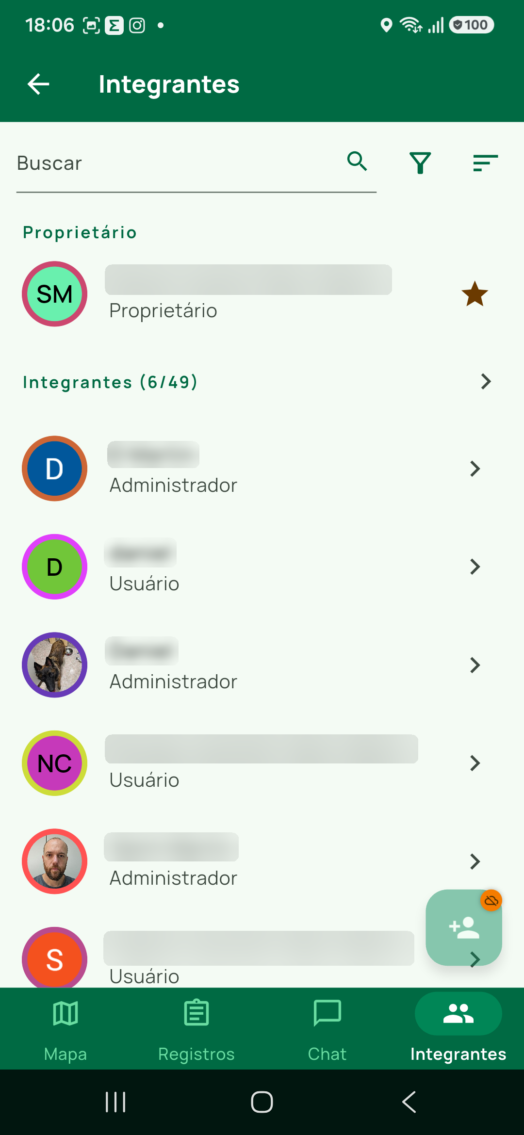 Plano offline botao desabilitado